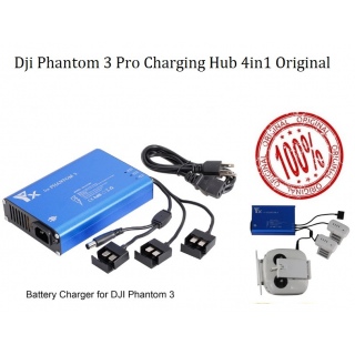 Dji Phantom 3 Pro Charger Hub 4in1 for Phantom 3 Standard Charging Ori